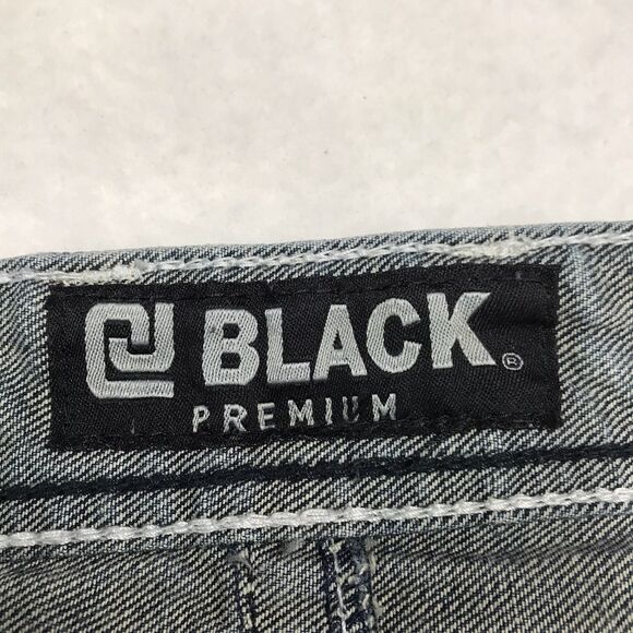 BUCKLE BLACK Premium Jeans Men 34x32 Low Rise Boot Button Fly Whisker Honeycomb - Picture 8 of 16